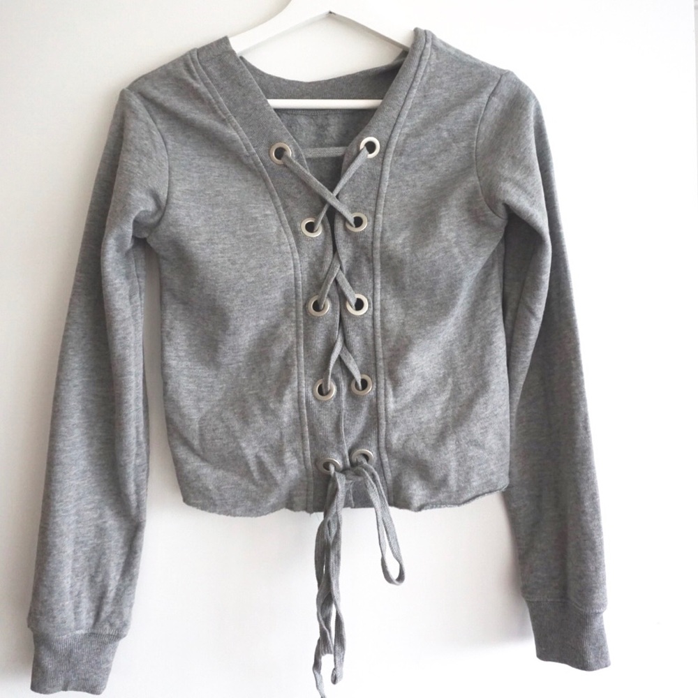Tie Up Sweater